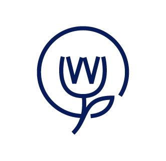WordPotential Logo blaue Blume