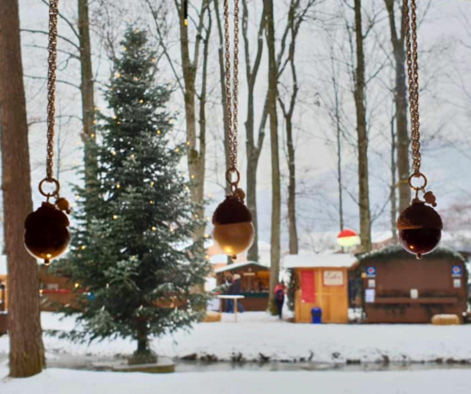 Eichelketten von Natural Quality auf dem Weihnachtsmarkt